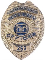 1970s/1980s Disney World Security Metal Badge