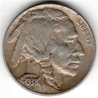 1938-D Buffalo Nickel