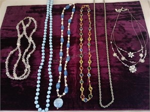 6 Costume Jewelry Necklaces Inc Christopher Radko