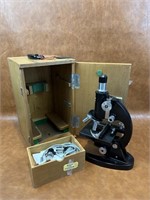 Vintage Unitron Microscope No 107660