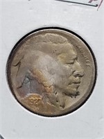 Acid Restored Date 1927 Buffalo Nickel