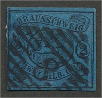 GERMANY BRUNSWICK #9 USED FINE