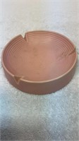 Vtg Shawnee pink ashtray