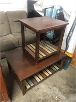 COFFEE TABLE & END TABLE