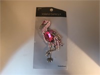 Flamingo pendant/brooch