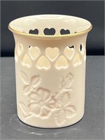 Lenox Porcelain Vase Pencil Cup Holder  Hearts USA