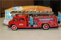 ANTIQUE FIRE TRUCK- METAL- NEW IN BOX
