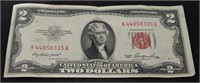 1953 RED SEAL $2 BILL
