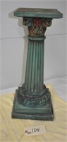 VTG ornate 24" wooden pedestal