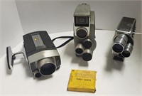 Vtg Film Cameras by Keystone, Revere, and