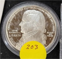 2005 JOHN MARSHALL COMMEMORATIVE DOLLAR