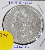 1898 MORGAN SILVER DOLLAR