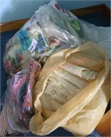 misc. fabric and curtain lot