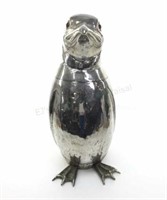 Franco Lapini Silver Plate Penguin Ice Bucket