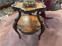 2 Tier Decorative Table with Cherubs