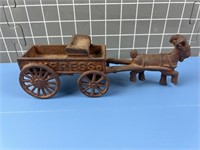 CAST IRON GOAT & BUGGY ANTIQUE EXPRESS TOY