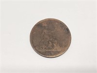 1882 Great Britain Penny Coin