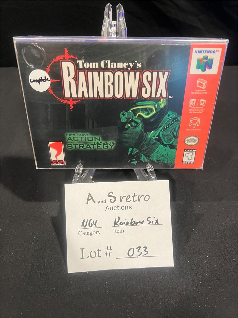 Rainbow Six complete Nintendo 64 N64