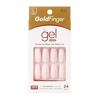 Gold Finger Full Cover Nails (brown color)