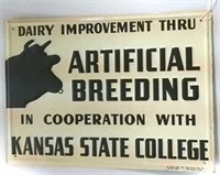 SST embossed, cattle breeding sign
