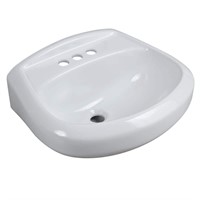 ARAGON WHT PEDESTAL SINK BASIN