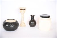 Stoneware Cannister & Vase