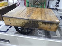REFINISHED ANTIQUE FACTORY CART