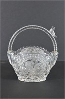 Hoffbauer Byrdes Crystal Glass Basket