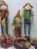 Autumn Decorations, Scarecrows, Wreaths