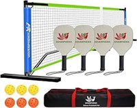 Hoverphenix Pickleball Set With Net For Driveway