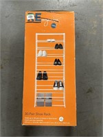 30 PAIR SHOE RACK - NIB