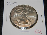 2017 Am. Silver Eagle $1 UNC.