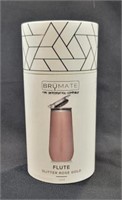 BruMate Insulated Champagne Flute W/Flip-Top Lid