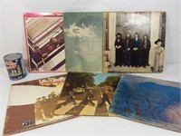 6 vinyles: Beatles, Lennon, Pink Floyd, Led Zep
