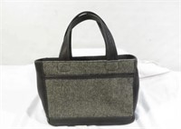 CoacBlack and gray wool handbag
