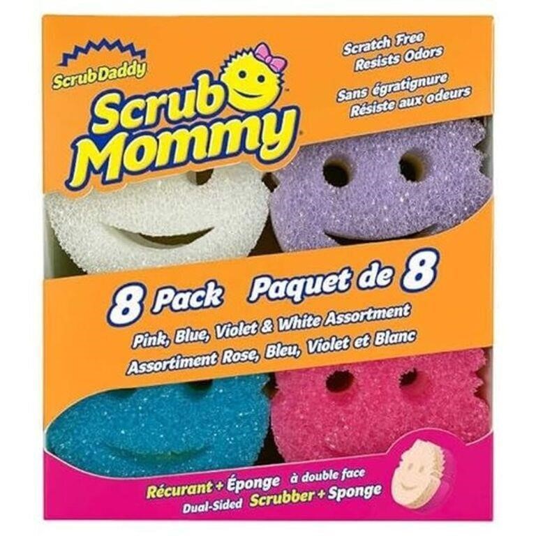 8-Pk Scrub Mommy Dual-Sided Scrubber and Sponge
