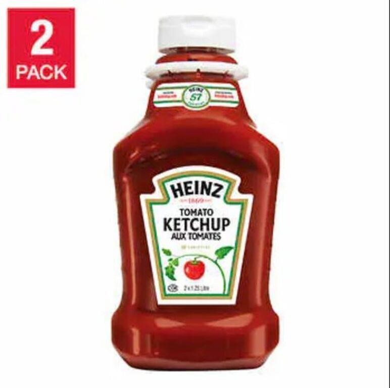 2-Pk Heinz Tomato Ketchup 1.25L