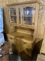 2 Piece Hutch Cabinet
