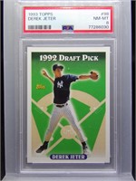 Derek Jeter 1993 Topps Rookie PSA 8