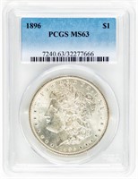 Coin 1896-P Morgan Silver Dollar PCGS-MS63