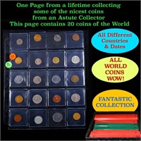 20 Great Coins of the World, hand selected, many t