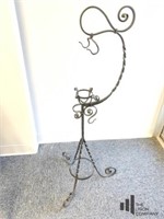 Wrought Iron Candle Standa