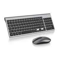 cimetech Wireless Keyboard Mouse Combo, Compact Fu