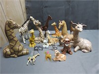 Large Lot of Various Giraffe Figures