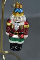 Glass Santa Claus Ornament