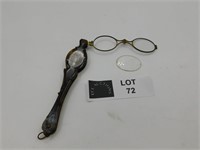 ANTIQUE DPRING LOADED DOUBLE FOLD SPECTACLES