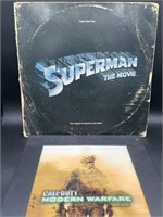 Superman The Movie Record & Call Of Duty Sign