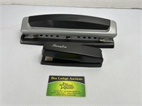 Stapler and Hole Puncher