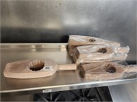 NEW CARVED WOOD BAKING MOLDS