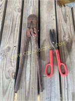 Bolt Cutters and tin snips